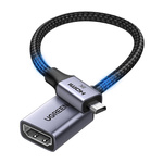 Kabel micro HDMI do HDMI Ugreen HD182, 8K 60Hz, 48Gbps, 0.2m Czarny