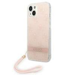 Guess GUOHCP14MH4STP iPhone 14 Plus 6,7" rosa/rosa hartcase 4G Print Strap