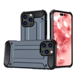 Hybrid Armor Panzerhülle für iPhone 16 Pro Max – blau