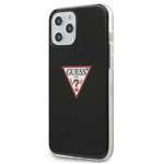 Hülle GUESS Apple iPhone 12 12 Pro Triangle Kollektion GUHCP12MPCUCTLBK Schwarz Hardcase