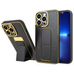 Neu Kickstand Case iPhone 12 Hülle mit Ständer schwarz