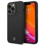 Hülle Mercedes MEHMP14XSILBK iPhone 14 Pro Max 6,7" schwarz/schwarz hartcase Silikon MagSafe