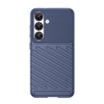 Thunder Case Hülle für Samsung Galaxy S25, silikongepanzerte Hülle - Blau