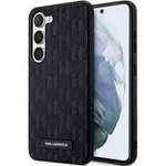 Hülle Karl Lagerfeld KLHCS23MSAKLHPK S23 Plus S916 hartcase schwarz/schwarz Saffiano Mono Metall Logo Case
