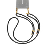 UNIQ Coehl Laurel uniwersalna smycz dotelefonu czarny/black