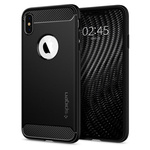 SPIGEN Rugged Armor Apple Iphone X Xs Matte Schwarz Hülle