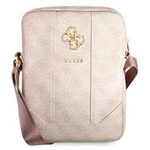 GUESS Tablet 10 4G Große Metall-Logo Tasche Rosa