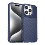 Thunder Case Silikonhülle für iPhone 16 Pro Max – blau
