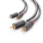 2RCA (Cinch) auf 2RCA (Cinch) Kabel UGREEN 5m (schwarz)