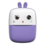 Mini-Thermodrucker für Kinder mit Kamera und Camcorder – lila
