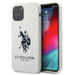 US Polo Apple iPhone 12 12 Pro Silikon Kollektion Weiß Hülle