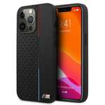 Hülle BMW Tasche Apple iPhone 13 Pro Max M Kollektion Dreiecke Schwarz Hardcase