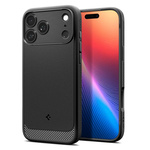 Hülle Spigen IPhone 17 PRO Rugged Armor Mag MagSafe MATTE SCHWARZ