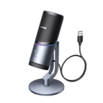 Ugreen CM769 Desktop-Mikrofon mit USB-A, RGB-LED - Silber