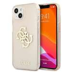 Hülle GUESS Apple iPhone 13 Mini Glitter 4G Big Logo Gold Hardcase