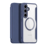 Dux Ducis Skin X Pro Hülle für Samsung Galaxy S25 mit MagSafe und Geldbörse – Blau