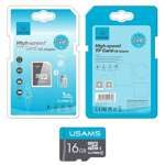 USAMS Speicherkarte 16GB 10C + Adapter