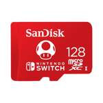 SanDisk Nintendo Switch microSDXC-Speicherkarte 128 GB 100/90 MB/s V30 UHS-I U3