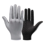 Rockbros Atmungsaktive Vollfinger-Fahrradhandschuhe, Größe: XXL - Grau