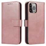 Magnet Case mit Klappe für Samsung Galaxy S25 – rosa