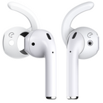 KeyBudz EarBuddyz - silikoneu kappen für AirPods 1/2, EarPods (transparent)