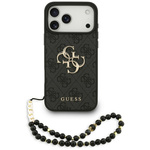 Etui Guess 4G Strap 4G Classic Logo do iPhone 17 Pro Max czarny