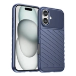 Thunder Case Silikonhülle für iPhone 16 Plus – blau