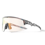 Rockbros Radsportbrille Photochrom, mit UV-Schutz und Korrektureinsatz - Transparent Schwarz