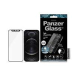 PanzerGlass E2E Microfracture iPhone 12 /12 Pro 6.1" CamSlider Swarovsky Case Friendly AntiBacterial schwarz/schwarz
