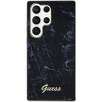 Hülle Guess Guhcs23lpcumak S23 Ultra S918 Schwarz/Schwarz Hartcase Marmor Case