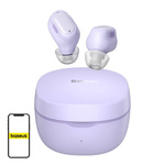 Słuchawki bezprzewodowe Baseus Bowie WM01 (fioletowe)