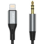 Dudao Audiokabel Lightning - Miniklinke 3,5 mm grau (L11PRO)
