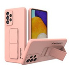 Wozinsky Kickstand Case Silikon Stand Cover für Samsung Galaxy A73 Pink