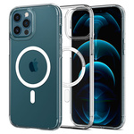 SPIGEN Ultra Hybrid Mag iPhone 12/12 Pro Weiß Transparentes Hülle
