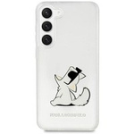 Hülle Karl Lagerfeld KLHCS23MCFNRC S23 Plus S916 transparent hartcase Choupette Fun Case