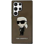 Hülle Karl Lagerfeld Klhcs23lhniktck S23 Ultra S918 Schwarz/Schwarz Hardcase Ikonik Karl Lagerfeld Case