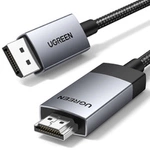 Ugreen DP119 25491 DisplayPort auf HDMI 4K 60Hz Kabel 3m – Grau