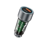 Dudao R4T 30W USB-A / USB-C Autoladegerät - Grau