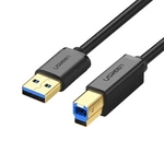 Kabel USB 3.0 A-B UGREEN US210 für Drucker, 1m (schwarz)