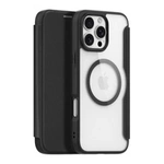 Dux Ducis Skin X Pro Hülle für iPhone 16 Pro mit MagSafe und Klappe – Schwarz