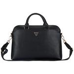 Torba Guess Grained Zipper Pocket        Triangle Logo 15" czarny