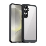 Outer Space Case Silikonhülle mit Gelrahmen für Samsung Galaxy S25+ – Schwarz