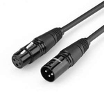 UGREEN AV130 Kabel XLR-Buchse auf XLR-Stecker - 5m (schwarz)