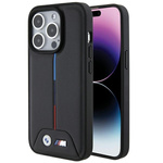 Hülle Bmw Bmhcp15x22pvtk IPhone 15 Pro Max 6,7" Schwarz/Schwarz Hartcase Gesteppt TricolorCase