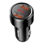 BASEUS Magic 2x USB QC 3.0 45W Autoladegerät schwarz