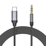 TECH-PROTECT ULTRABOOST TYP-C ZU AUX MINI KLINKE 3.5MM KABEL 100CM SCHWARZ