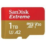 SanDisk Extreme microSDXC Speicherkarte 1 TB 160/90 MB/s A2 C10 V30 UHS-I U3 Mobile