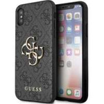 Hülle Guess GUHCPX4GMGGR iPhone X/XS grau/grau hartcase 4G Big Metal Logo Case