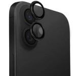 Szkło Hartowane UNIQ Optix Aluminium Camera LensProtector iPhone 16 6.1" / 16 Plus 6.7" midnight black szkło na obiektyw aparatu z aplikatorem