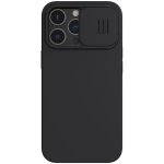Etui Nillkin CamShield Silky Silicone Case etui pokrowiec z osłoną na aparat do iPhone 13 Pro czarny